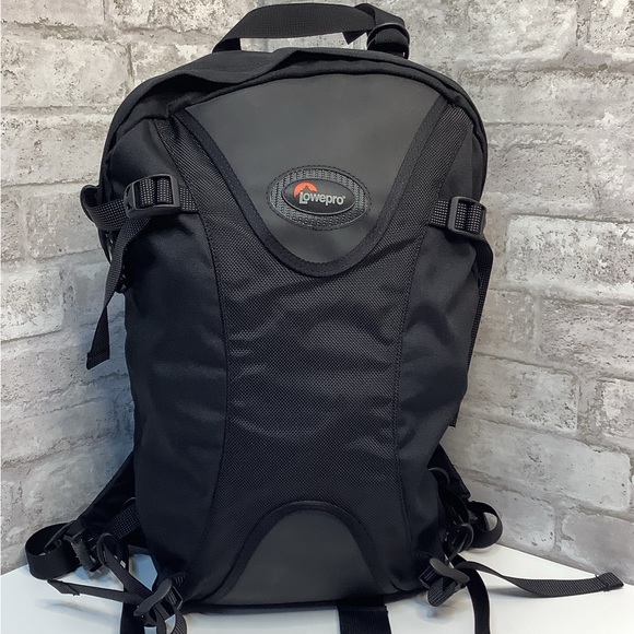 Lowepro Backpack Black Camara Carrier Case Accessories Men’s Travel Rare